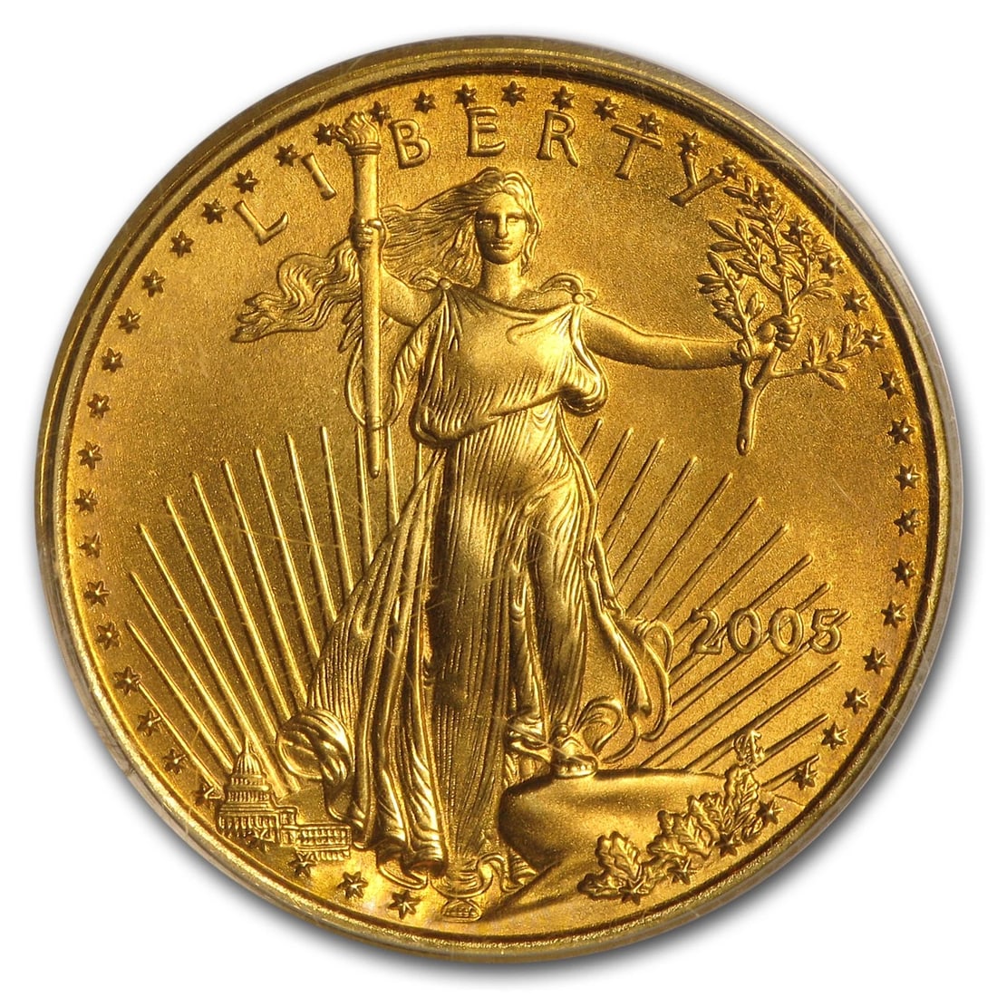 2005 1/4 OZ GOLD EAGLE (20TH ANNIVERSARY): 2005 1/4 oz Gold Eagle (20th Anniversary) Brand : US Mint Year : 2005 Denomination : $10 Fineness : 0.9167 Country of Origin/Country/Region of Manufacture : United States Coin : None Bran
