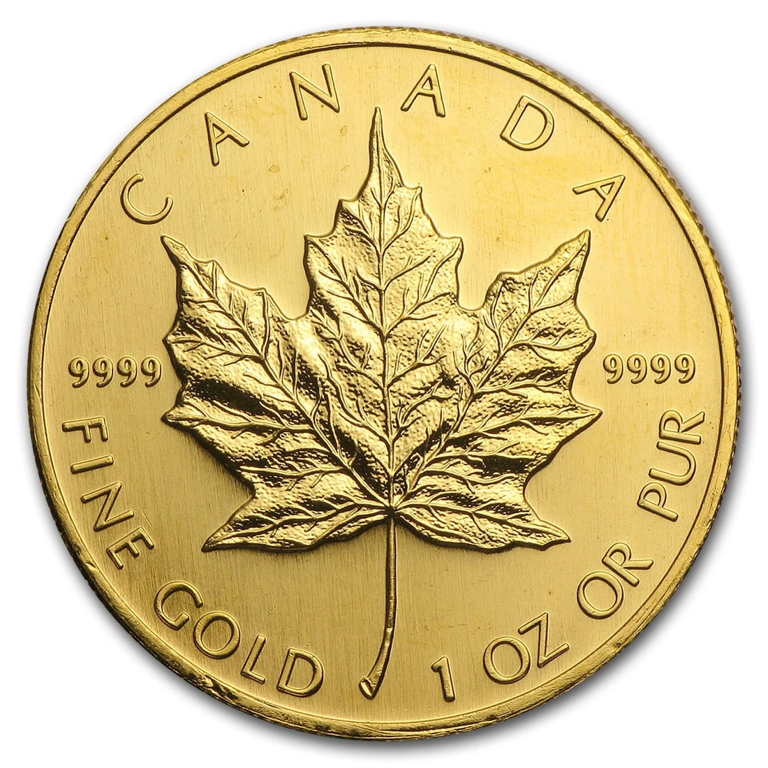 1994 CANADA 1 OZ GOLD MAPLE LEAF BU: 1994 Canada 1 oz Gold Maple Leaf BU Brand : Canada - Royal Canadian Mint Year : 1994 Denomination : $50 Fineness : 0.9999 Country of Origin/Country/Region of Manufacture : Canada Coin : None 