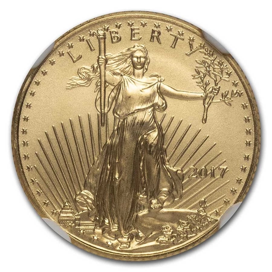 2017 1/10 OZ AMERICAN GOLD EAGLE (1 of 2)