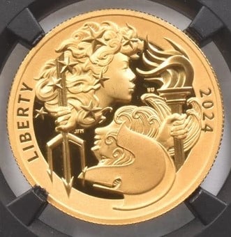 2024-W $100 LIBERTY & BRITANNIA GOLD HIGH RELIEF (1 of 2)