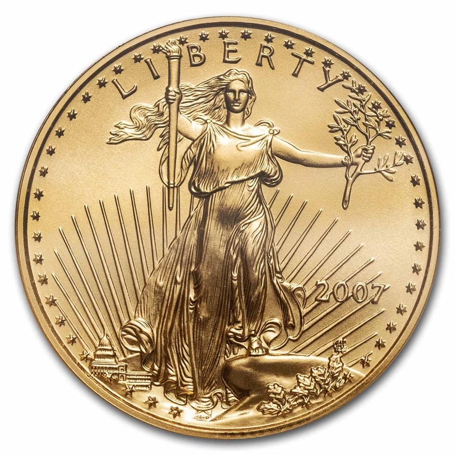 2007 1/2 OZ AMERICAN GOLD EAGLE (1 of 2)