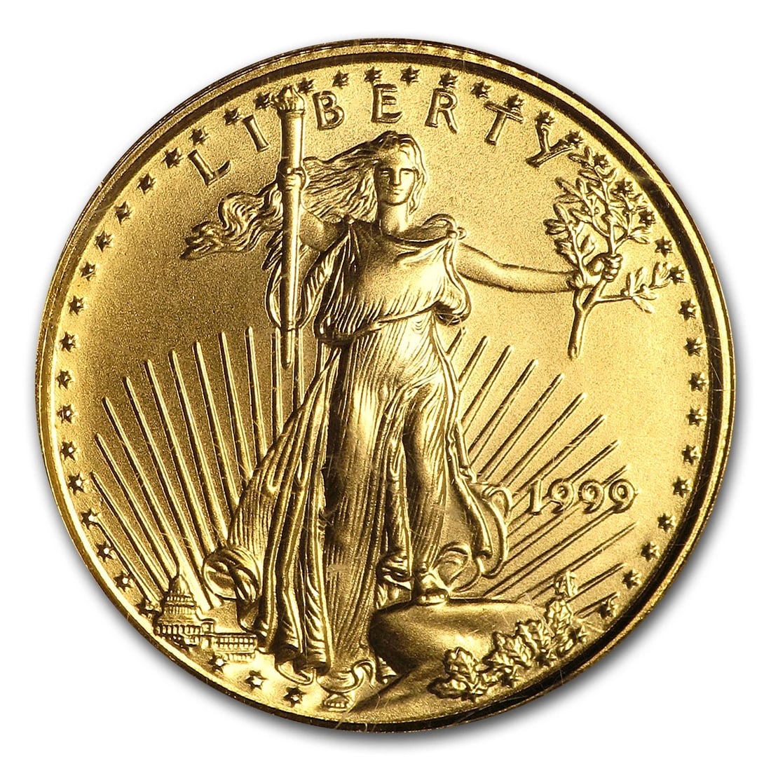 1999 1/10 OZ AMERICAN GOLD EAGLE (1 of 2)