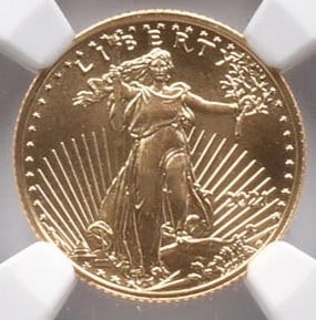 2021 $5 AMERICAN GOLD EAGLE ER PORTRAIT (1 of 2)