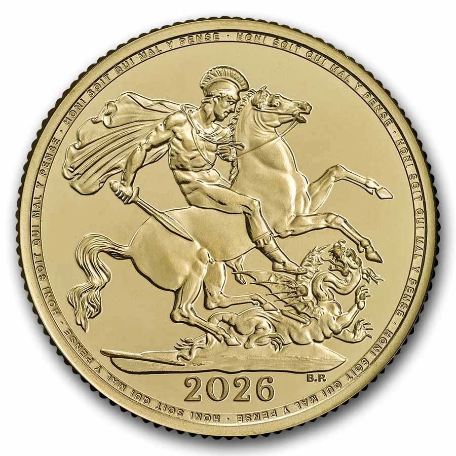 2026 GREAT BRITAIN GOLD SOVEREIGN BU (1 of 3)
