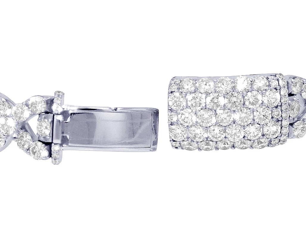 INFINITY LINEAR LINKS 25 POINTER REAL DIAMOND BRACELET - 2