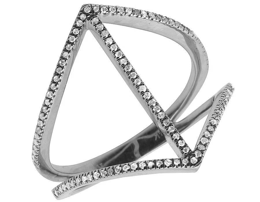 14K WHITE GOLD REAL DIAMOND COCKTAIL RING: 14K White Gold Real Diamond Cocktail Ring Brand: None Type: Ring Material: Metal White Gold Main Stone Natural Color: White Size: 7 US Accessories: None Accessories Notice: When purchasing