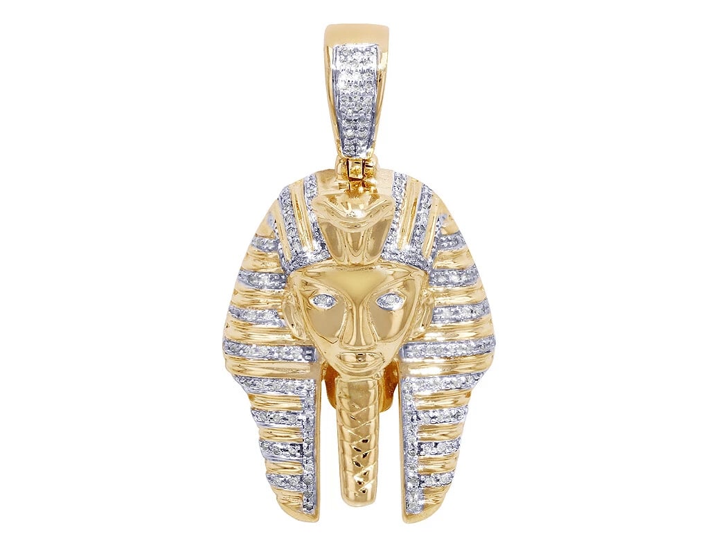 REAL DIAMOND PENDANT 10K YELLOW GOLD (1 of 2)