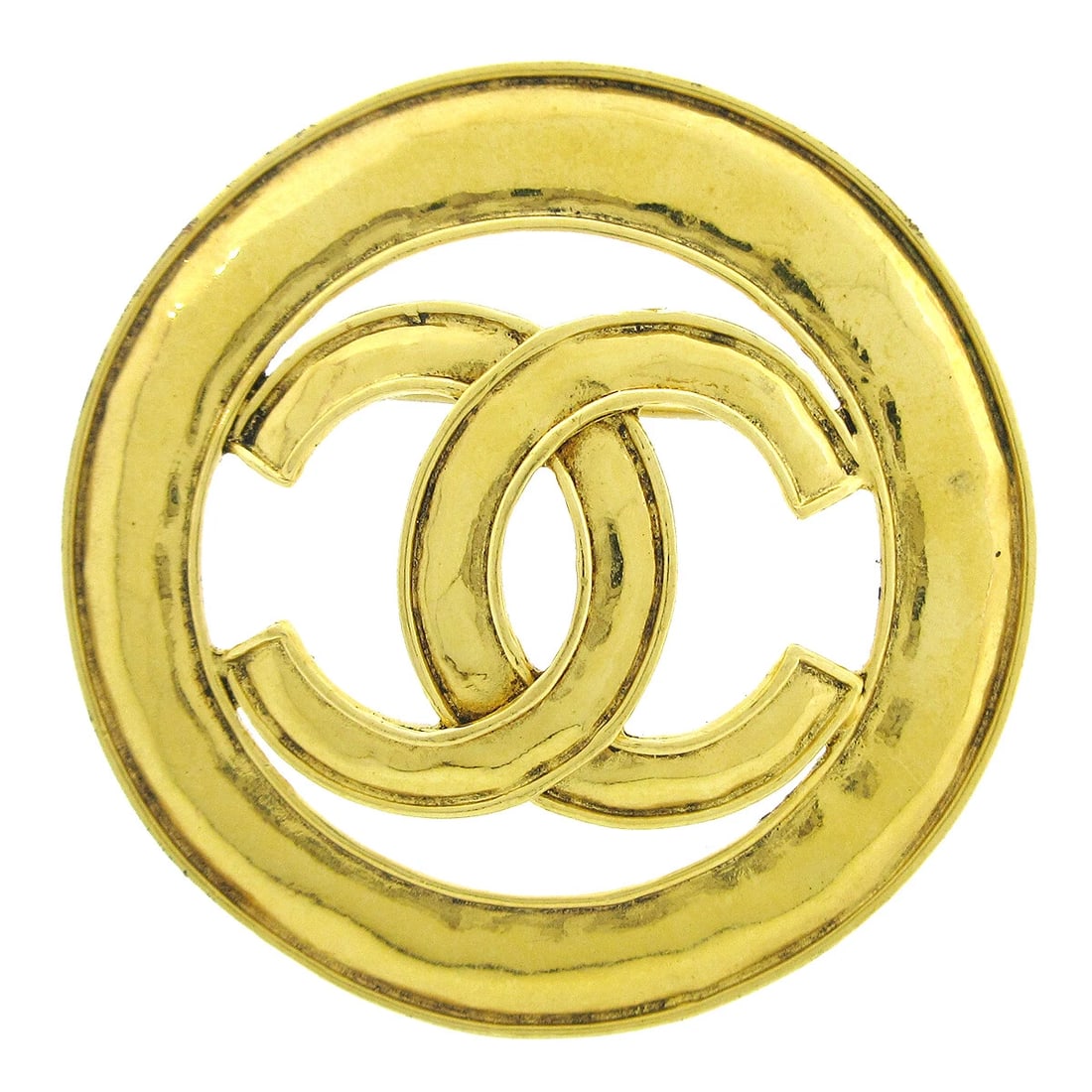 CHANEL MEDALLION BROOCH PIN GOLD: Chanel Medallion Brooch Pin Gold Brand: Chanel Type: Brooch Material: Gold-tone Color: Gold Size: Diameter : 6.2 cm Accessories: None Accessories Notice: When purchasing pre-owned goods, p