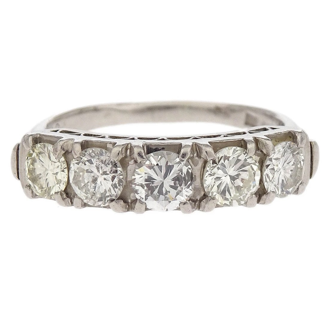 RING PT850 DIAMOND SILVER (1 of 2)