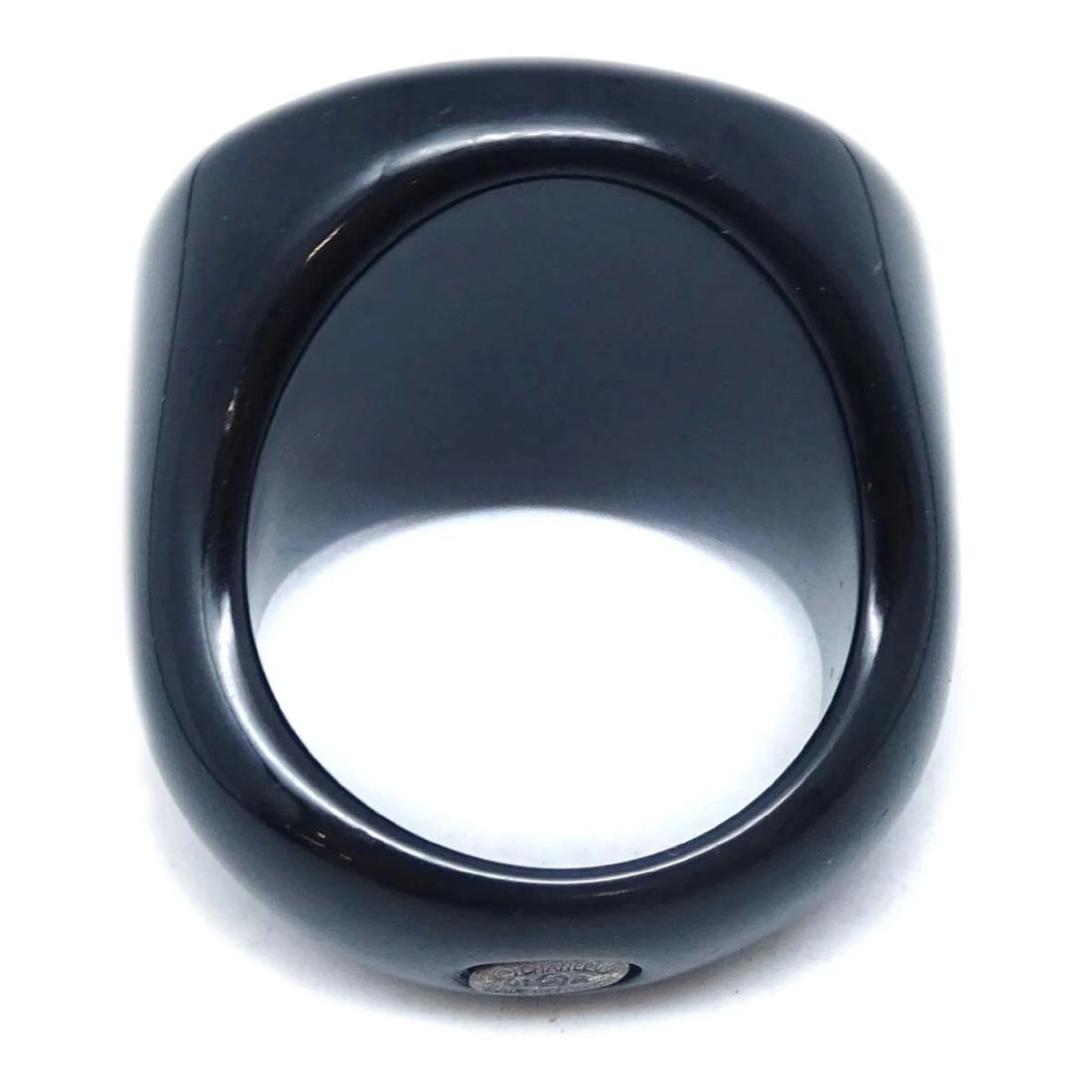 CHANEL RING BLACK - 2