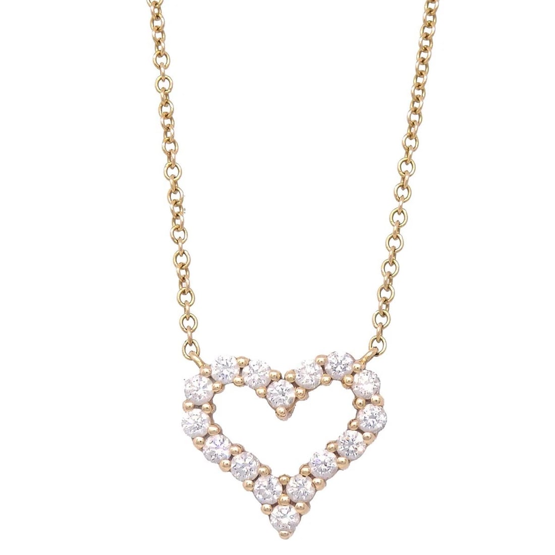 TIFFANY & CO. SENTIMENTAL HEART PENDANT NECKLACE (1 of 5)