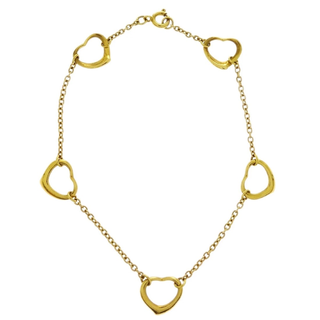 TIFFANY & CO. OPEN HEART BRACELET 18K (1 of 3)
