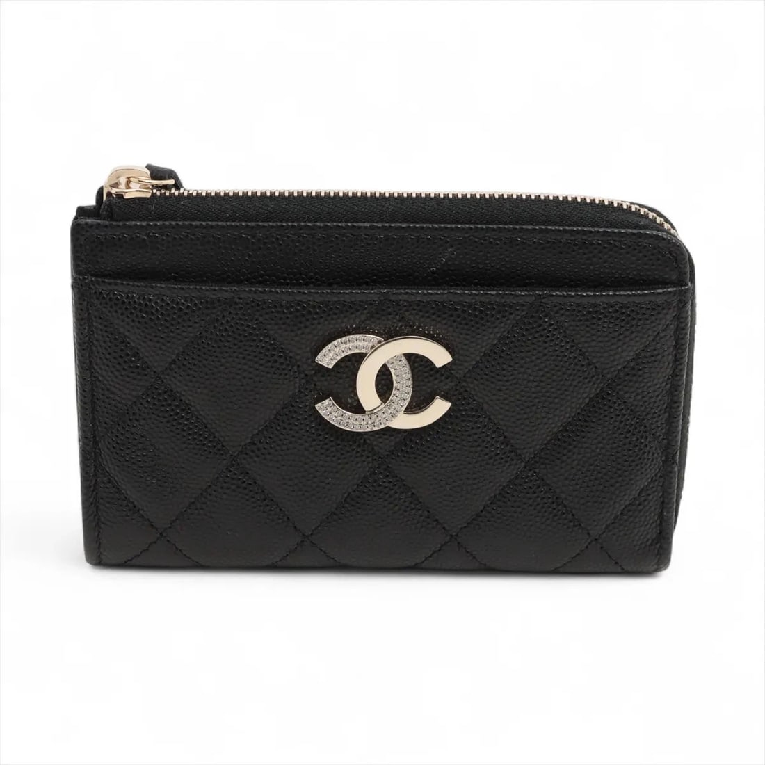 CHANEL MATELASSE CAVIAR SKIN FRAGMENT CASE BLACK (1 of 2)