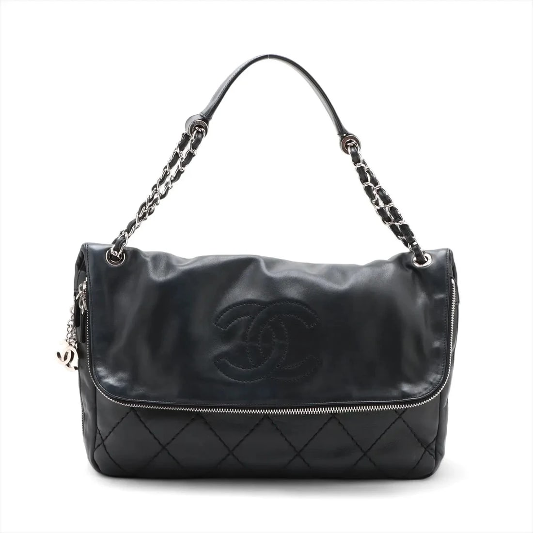 CHANEL WILD STITCH LEATHER CHAIN SHOULDER BAG (1 of 9)