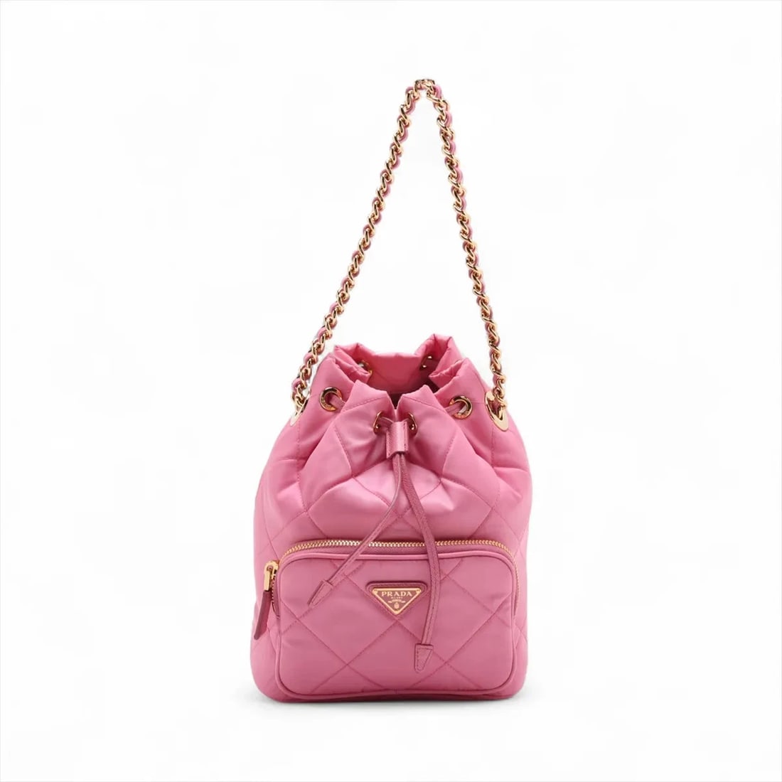 PRADA TESSUTO QUILT NYLON CHAIN SHOULDER BAG (1 of 8)
