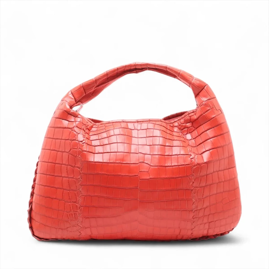 BOTTEGA VENETA HOBO MOCK CROC SHOULDER BAG (1 of 6)