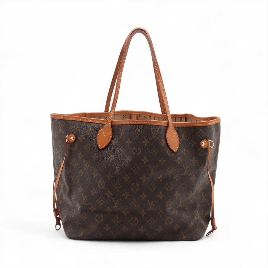 LOUIS VUITTON MONOGRAM NEVERFULL MM BROWN (1 of 9)