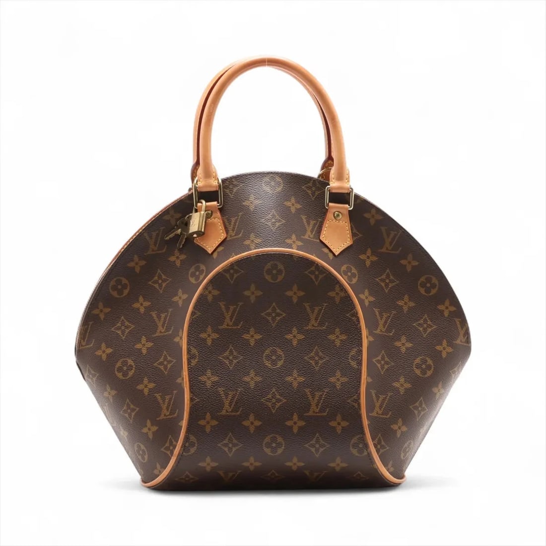 LOUIS VUITTON MONOGRAM ELLIPSE MM BROWN: Louis Vuitton Monogram Ellipse MM Brown Brand: Louis Vuitton Type: Hand bag Material: None Color: Brown Size: Height:11.8inch Length:10.0inch Depth:6.7inch Handle height:3.5inch Accessories: None