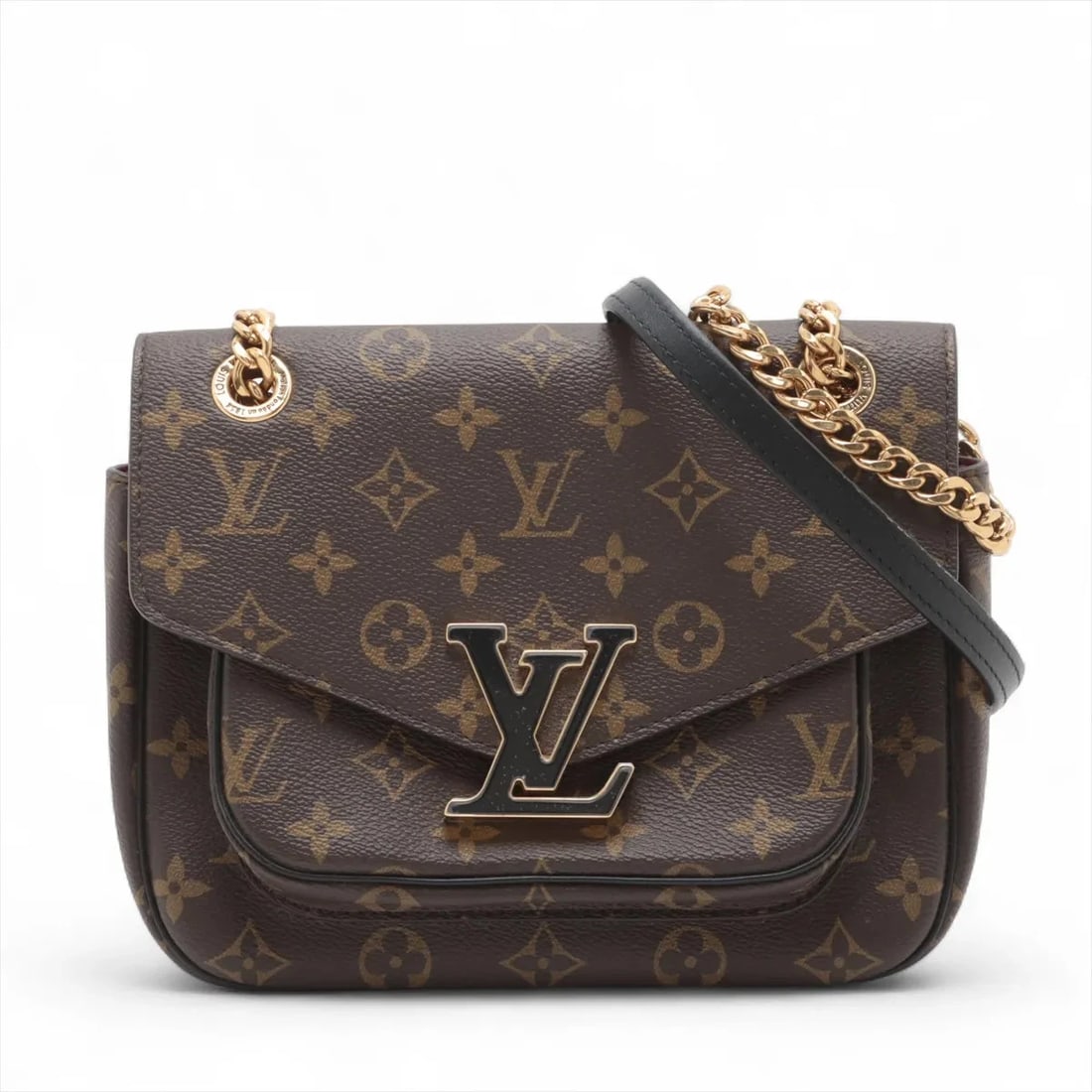 LOUIS VUITTON MONOGRAM PASSY BROWN: Louis Vuitton Monogram Passy Brown Brand: Louis Vuitton Type: Shoulder bag Material: None Color: Brown Size: Height:6.7inch Length:9.1inch Depth:3.3inch Shoulder height:20.3inch Accessories: None