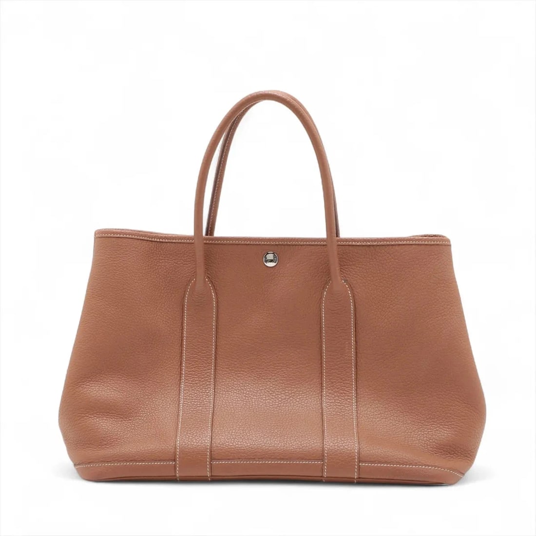 HERMÈS GARDEN PARTY 36 PM NEGONDA GOLD SILVER: Hermès garden party 36 PM Negonda Gold Silver Brand: Hermès Type: Tote bag Material: Negonda Color: Gold Size: Height:9.6inch Length:14.0inch Depth:6.7inch Handle height:5.9inch Accessories: No