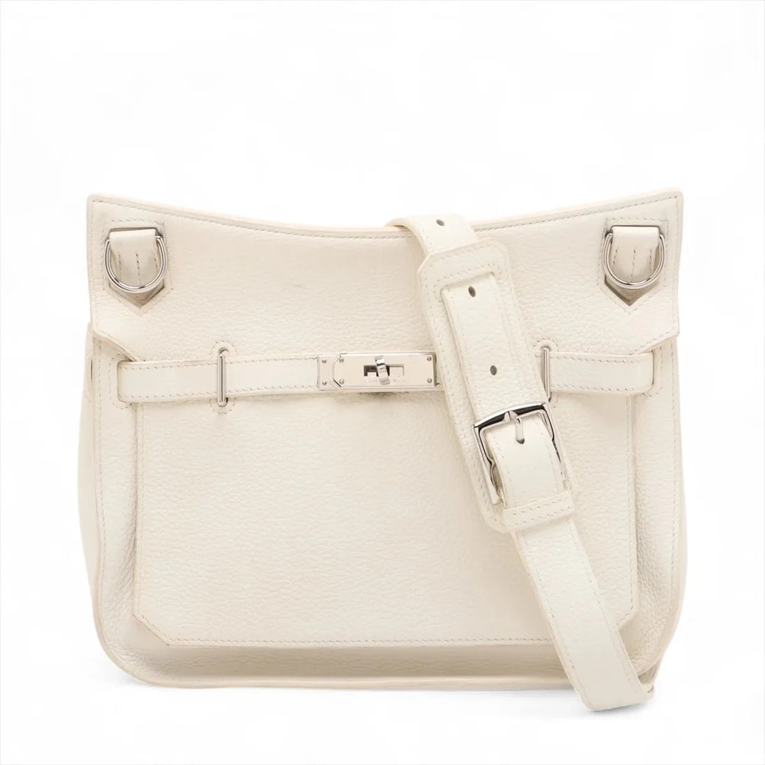 HERMÈS JYPSIERE28 TAURILLON CLEMENCE WHITE SILVER (1 of 9)