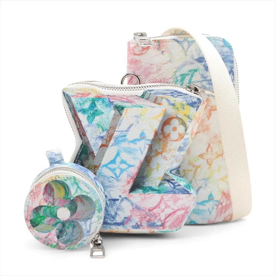 LOUIS VUITTON MONOGRAM PASTEL BLOCK MULTICOLOR (1 of 7)