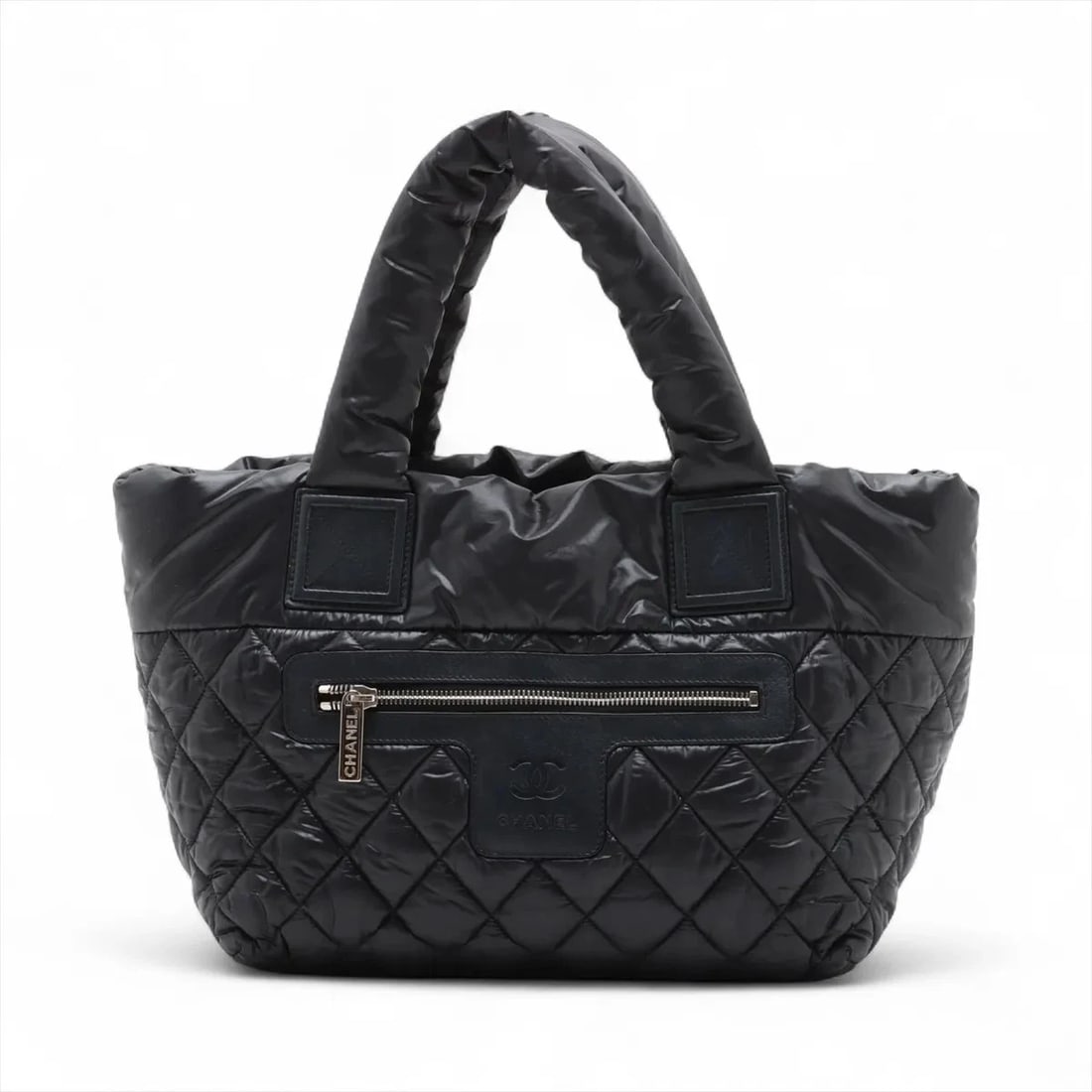 CHANEL COCO COCOON NYLON X LEATHER TOTE BAG (1 of 9)