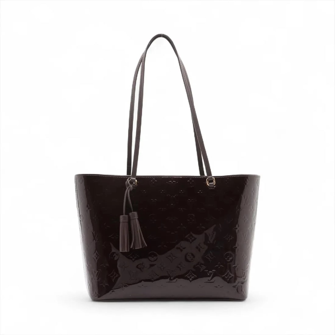 LOUIS VUITTON VERNIS LONG BEACH MM BORDEAUX: Louis Vuitton Vernis Long Beach MM Bordeaux Brand: Louis Vuitton Type: Tote bag Material: None Color: Bordeaux Size: Height:10.4inch Length:13.0inch Depth:5.1inch Shoulder height:11.6inch Accesso