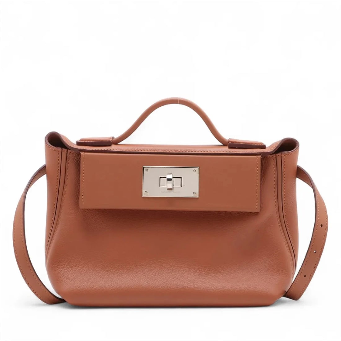 HERMÈS SACKS LE VINGT CUATRE VOSWIFT GOLD SILVER METAL (1 of 8)