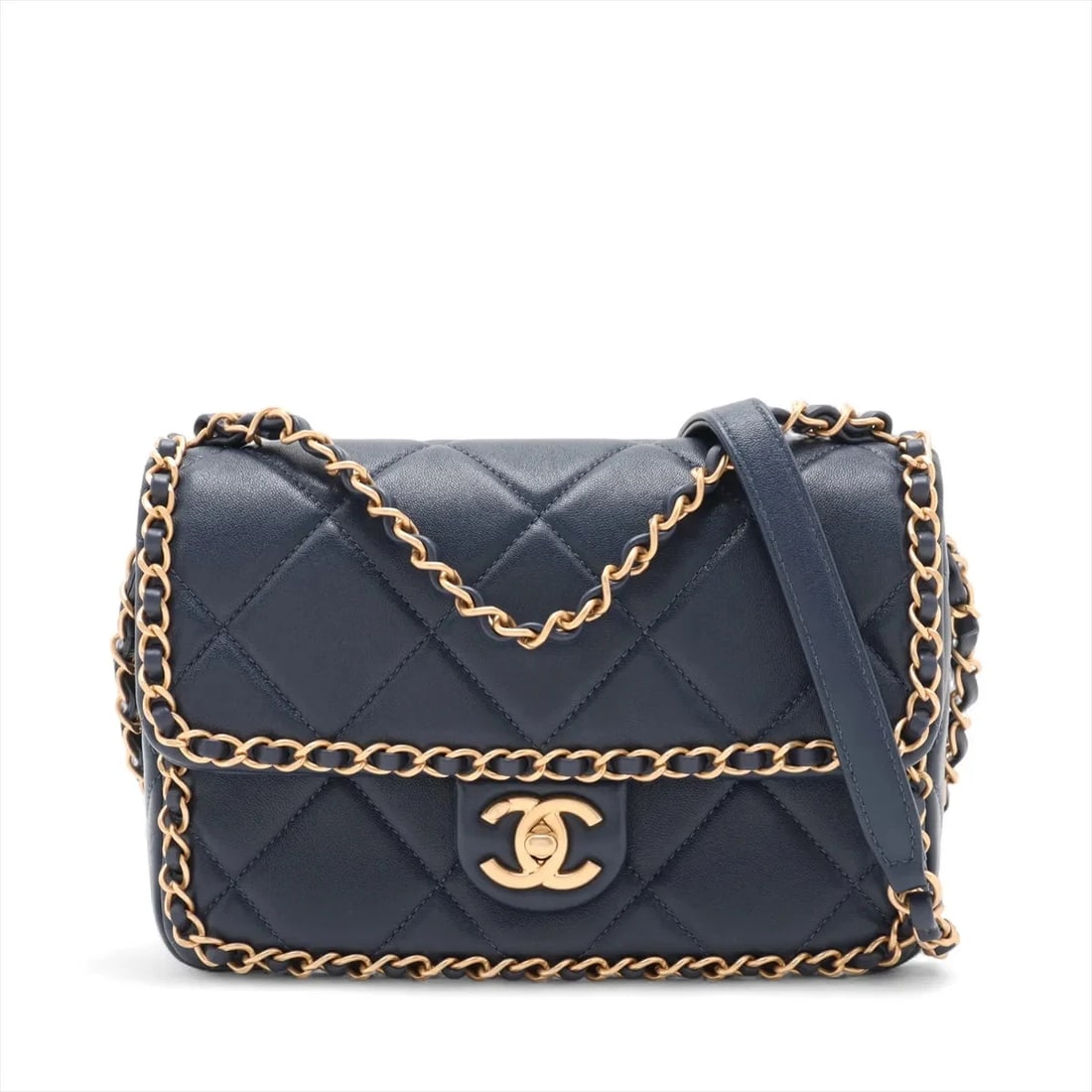 CHANEL MATELASSE LEATHER 2 WAY SHOULDER BAG (1 of 8)