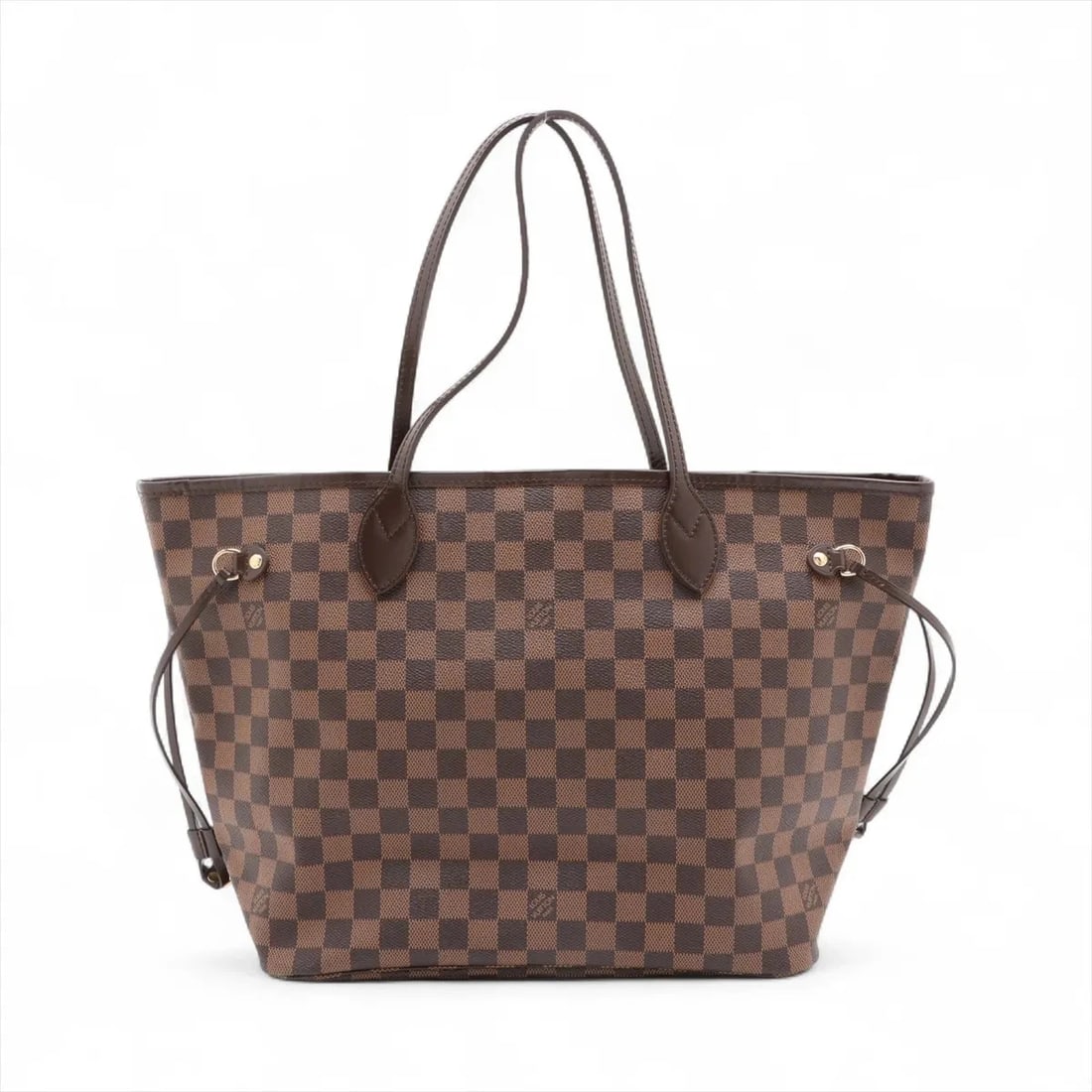 LOUIS VUITTON DAMIER NEVERFULL MM BROWN: Louis Vuitton Damier Neverfull MM Brown Brand: Louis Vuitton Type: Tote bag Material: None Color: Brown Size: Height:11.4inch Length:13.0inch Depth:6.1inch Handle height:8.1inch Accessories: None