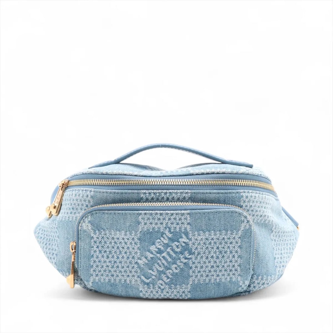 LOUIS VUITTON DAMIER DENIM 3D LASH BUM BAG (1 of 7)