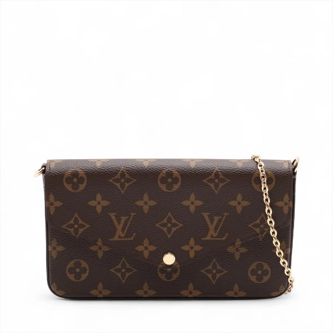 LOUIS VUITTON MONOGRAM POCHETTE FÉLICIE BROWN (1 of 7)