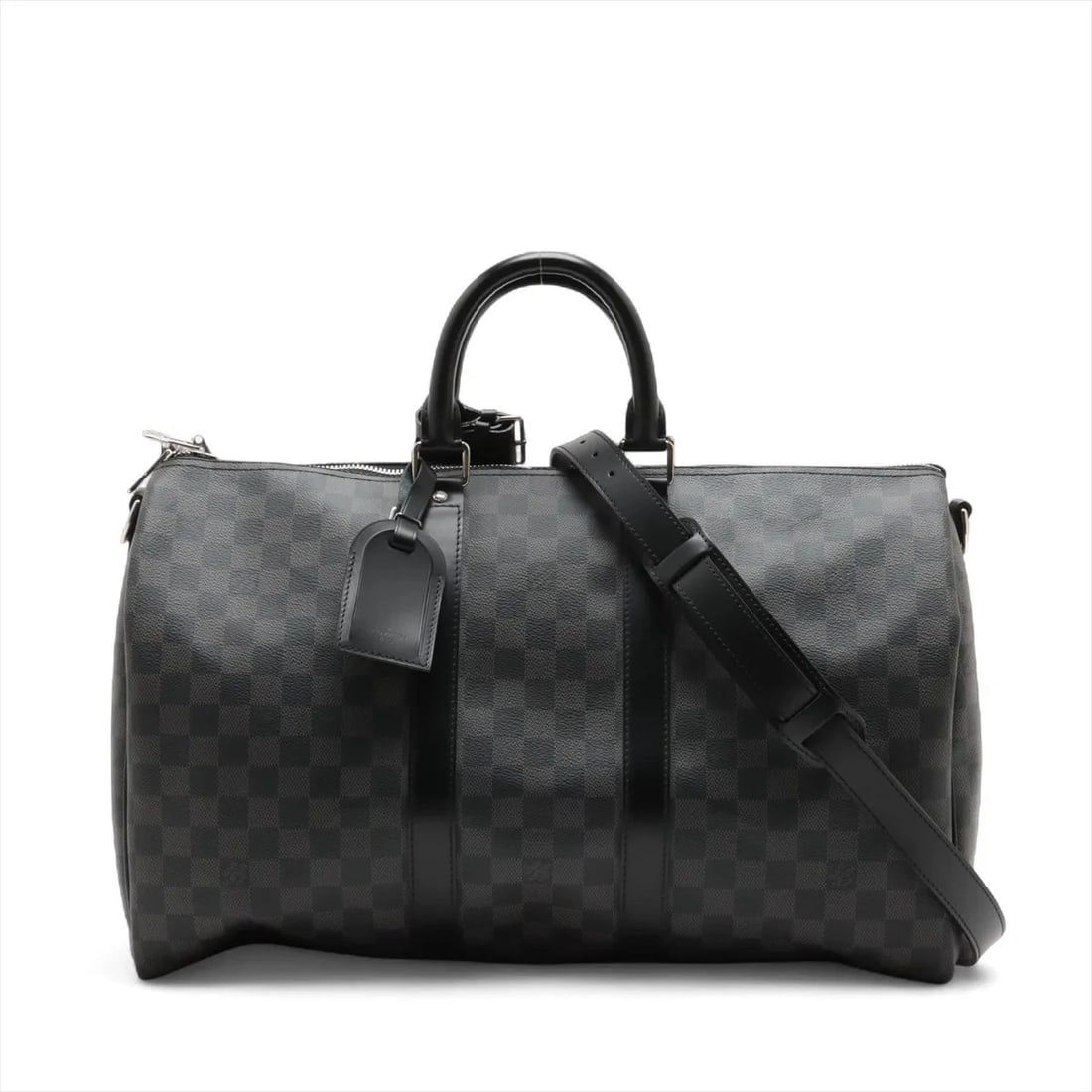 LOUIS VUITTON DAMIER GRAPHITE KEEPALL BANDRIÈRE (1 of 9)