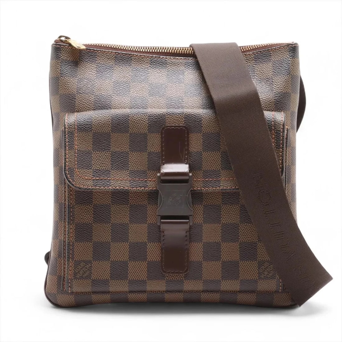 LOUIS VUITTON DAMIER POCHETTE MELVILLE BROWN (1 of 7)