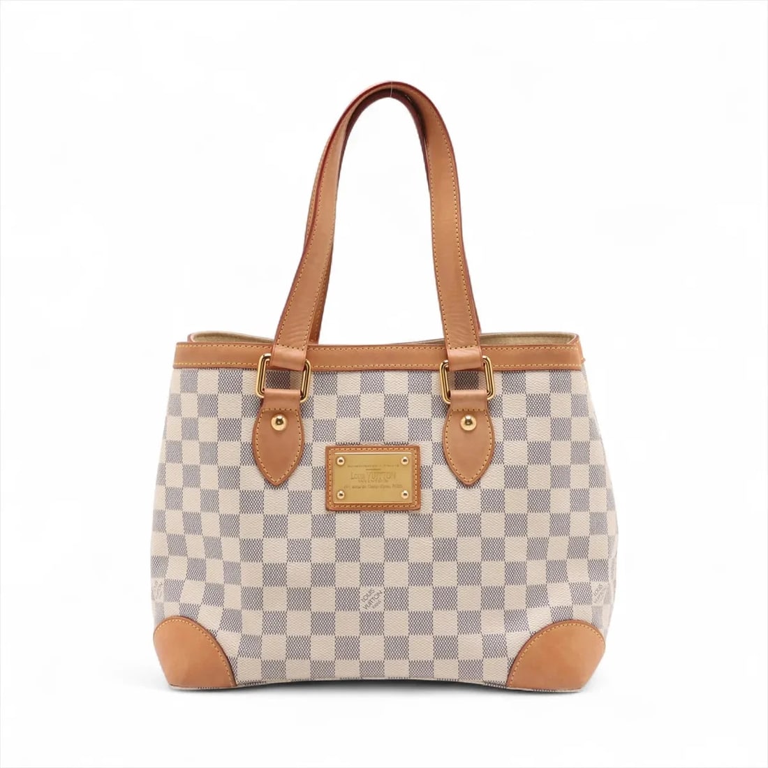 LOUIS VUITTON DAMIER AZURE HAMPSTEAD PM WHITE (1 of 7)