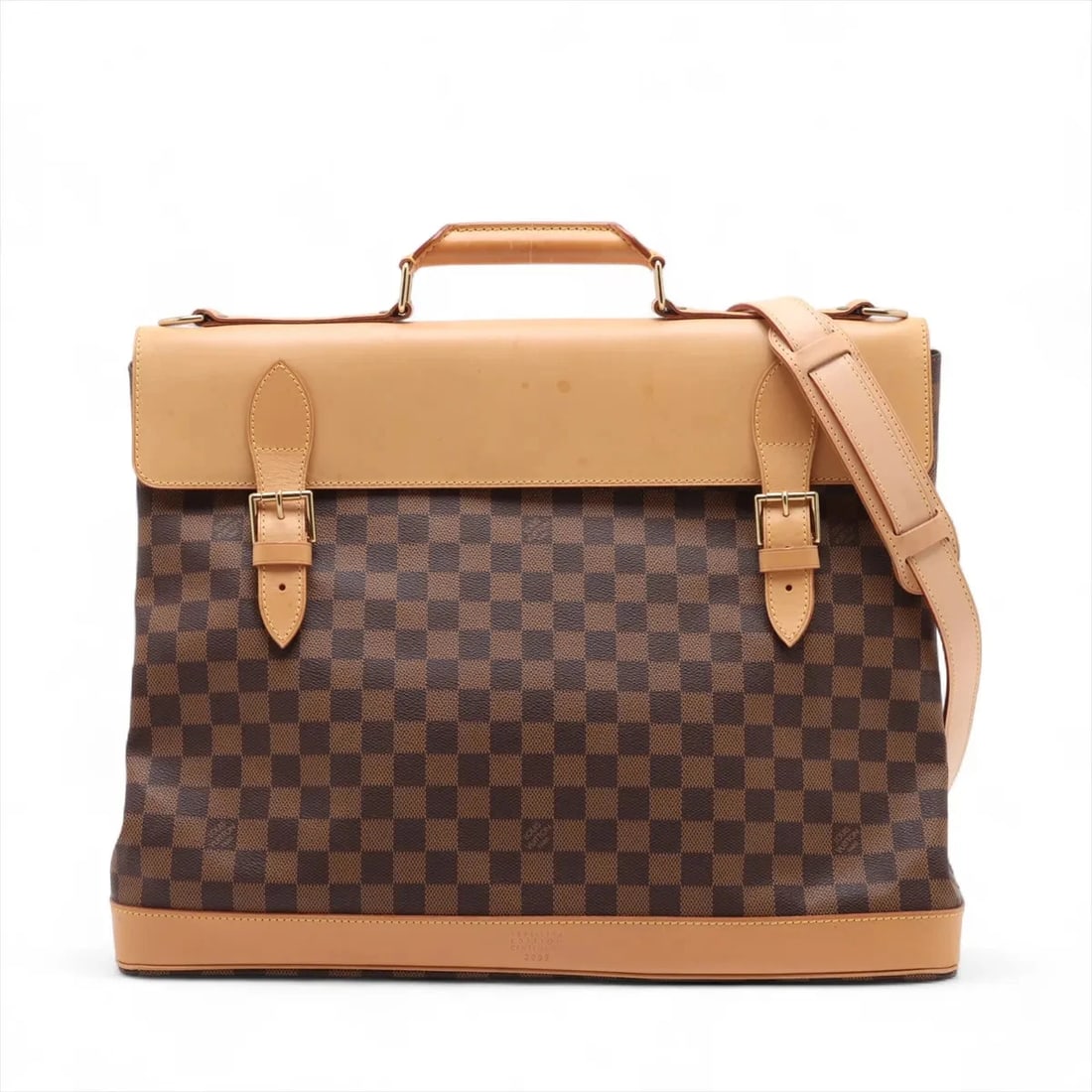 LOUIS VUITTON DAMIER CLIPPER BROWN: Louis Vuitton Damier Clipper Brown Brand: Louis Vuitton Type: Boston bag Material: None Color: Brown Size: Height:13.4inch Length:16.9inch Depth:7.5inch Handle height:1.0inch Shoulder height:19.5i