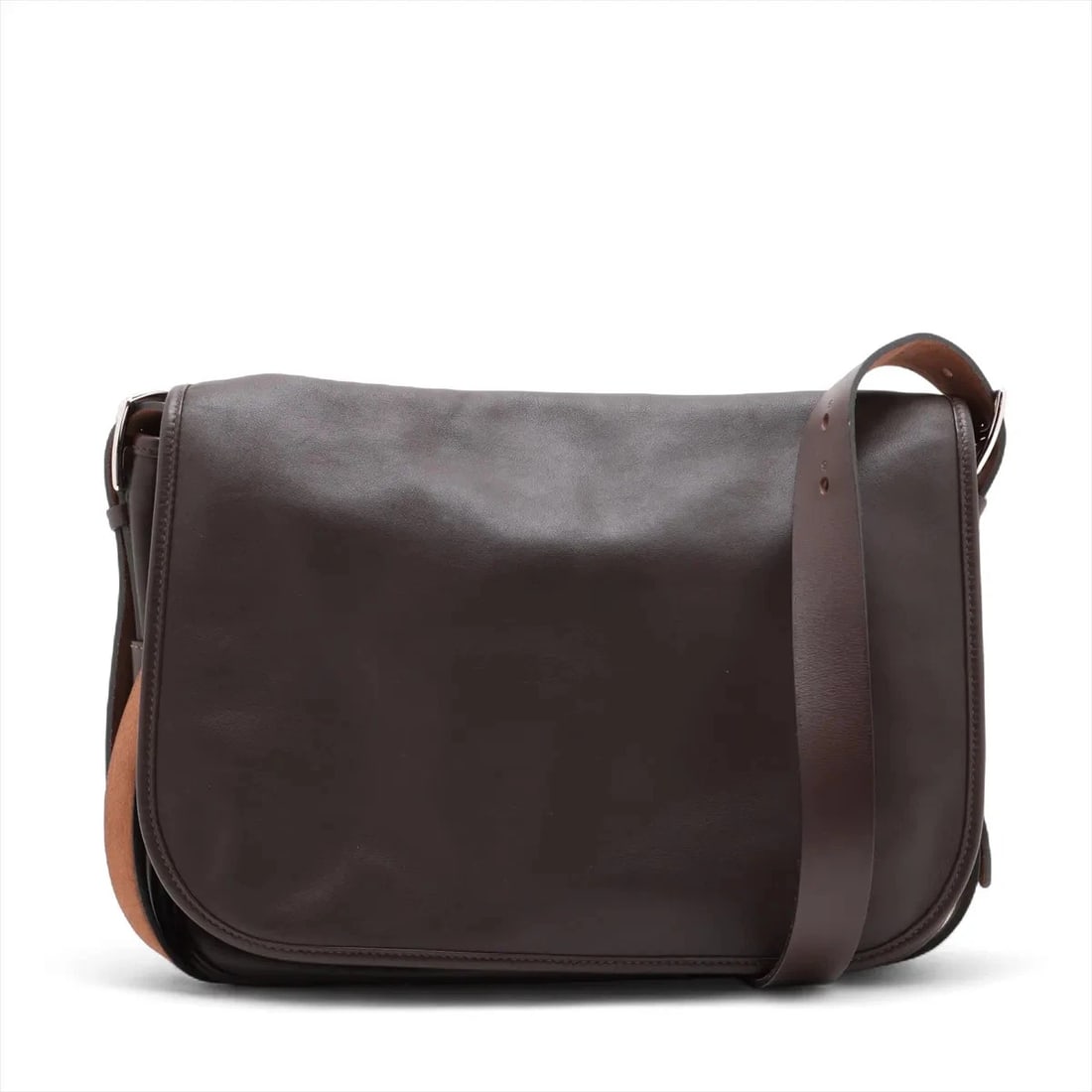 HERMÈS BARDA 35 VEAU SWIFT HAVANE SILVER: Hermès Barda 35 Veau Swift Havane Silver Brand: Hermès Type: Shoulder bag Material: Veau Swift Color: Havane Size: Height:9.8inch Length:13.6inch Depth:2.6inch Shoulder height:24.4inch 