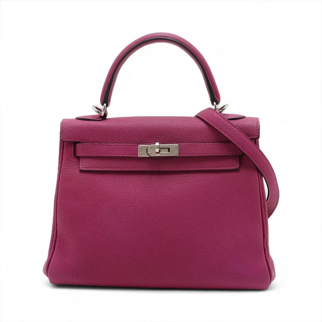 HERMÈS KELLY 25 LE TOURNAY TOGO ROSE PURPLE: Hermès Kelly 25 Le Tournay Togo Rose Purple Brand: Hermès Type: Hand bag Material: Togo Color: Rose Purple Size: Height:6.9inch Length:9.4inch Depth:3.7inch Handle height:3.3inch Shoulder height
