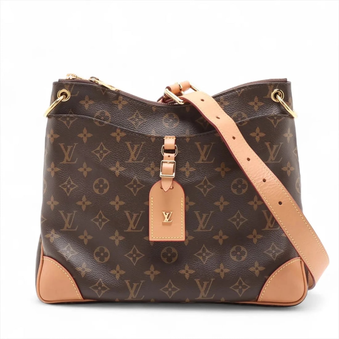 LOUIS VUITTON MONOGRAM ODEON BROWN: Louis Vuitton Monogram Odeon Brown Brand: Louis Vuitton Type: Shoulder bag Material: None Color: Brown Size: Height:10.4inch Length:12.6inch Depth:3.7inch Shoulder height:20.1inch Accessories: No