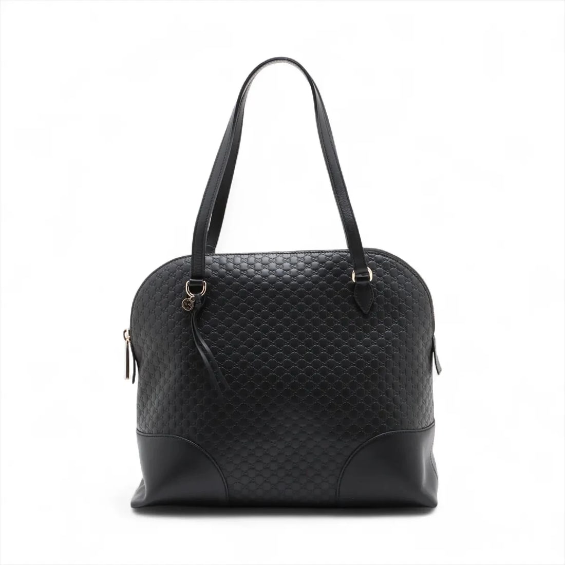 GUCCI MICRO GUCCISSIMA LEATHER TOTE BAG BLACK (1 of 7)
