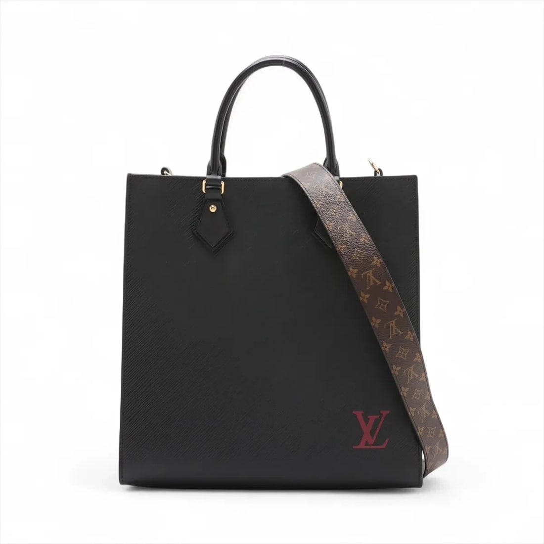 LOUIS VUITTON EPI SAC PLAT PM BLACK (1 of 7)