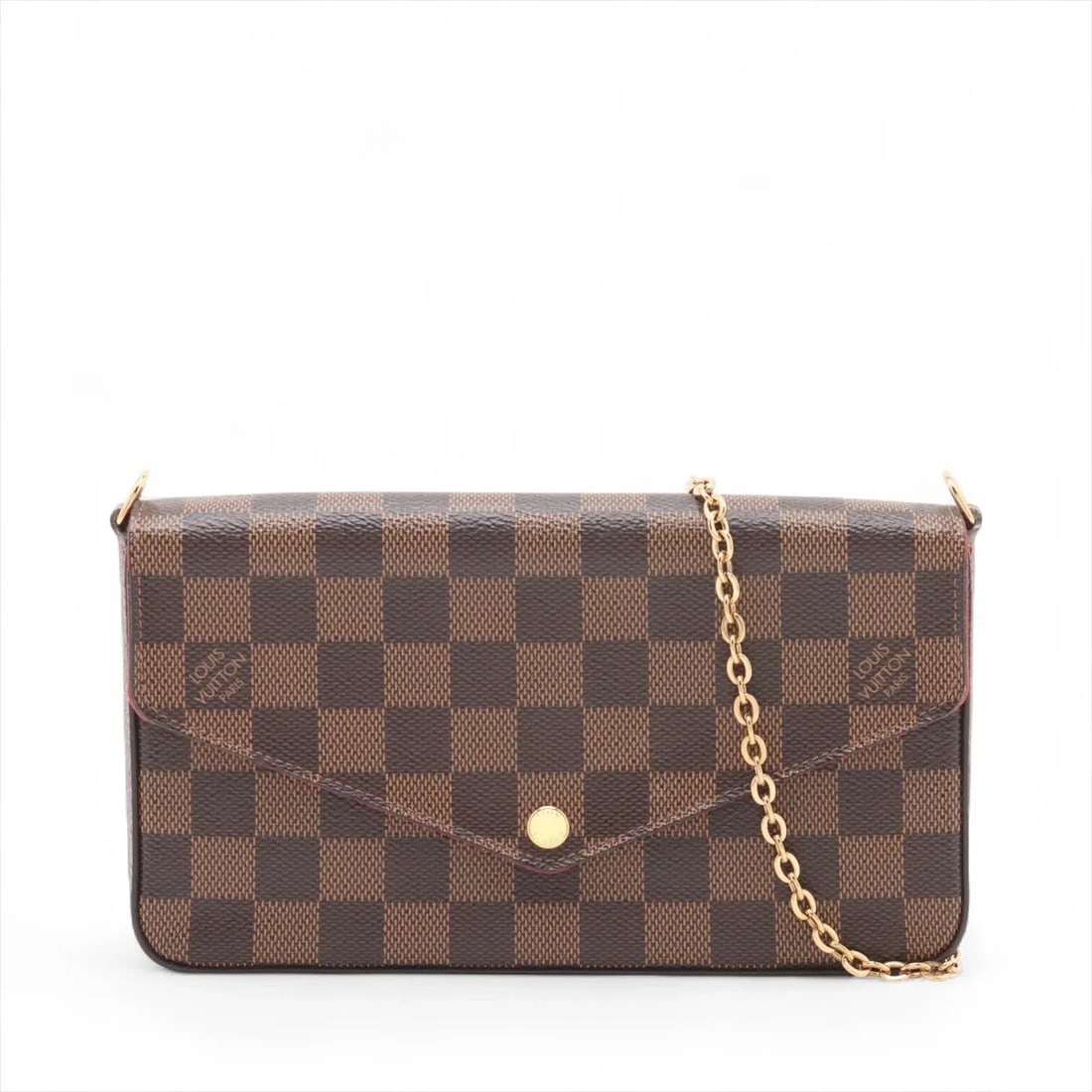 LOUIS VUITTON DAMIER POCHETTE FELICIE BROW (1 of 5)