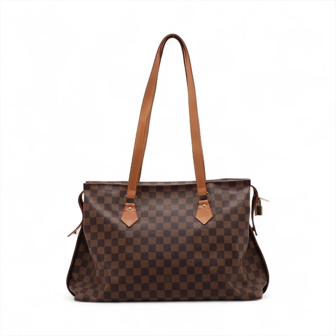 LOUIS VUITTON DAMIER COLUMBINE BROWN: Louis Vuitton Damier Columbine Brown Brand: Louis Vuitton Type: Tote bag Material: None Color: Brown Size: Height:10.8inch Length:16.1inch Depth:5.7inch Handle height:12.8inch Accessories: