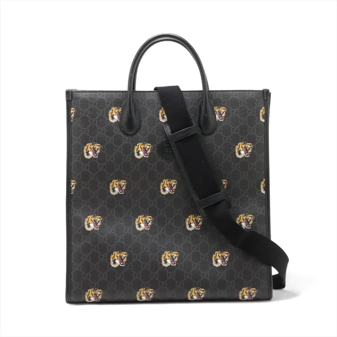 GUCCI GG SUPREME TIGER PVCX LEATHER 2 WAY (1 of 10)