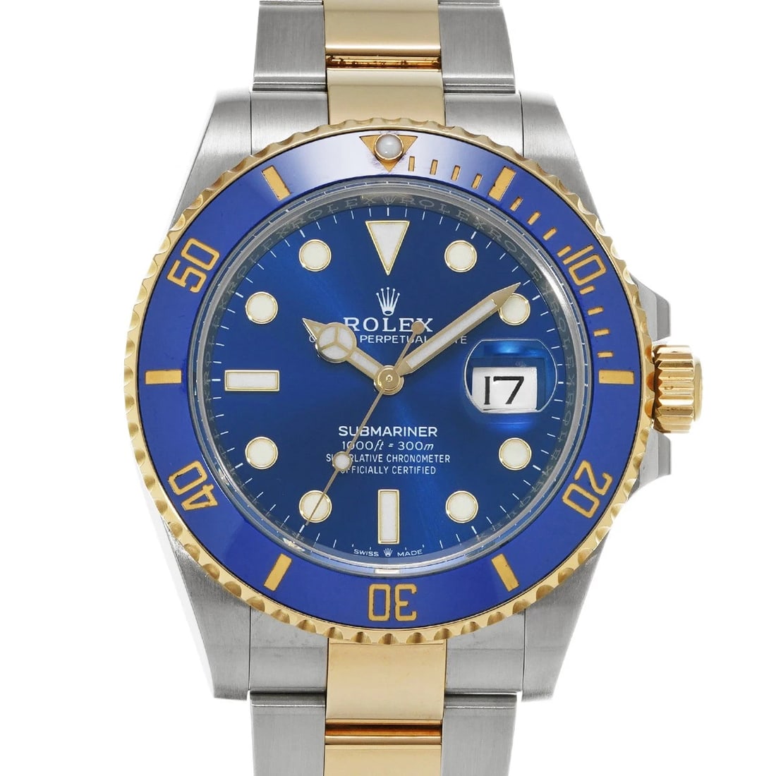 ROLEX SUBMARINER BLUE WATCH (1 of 4)