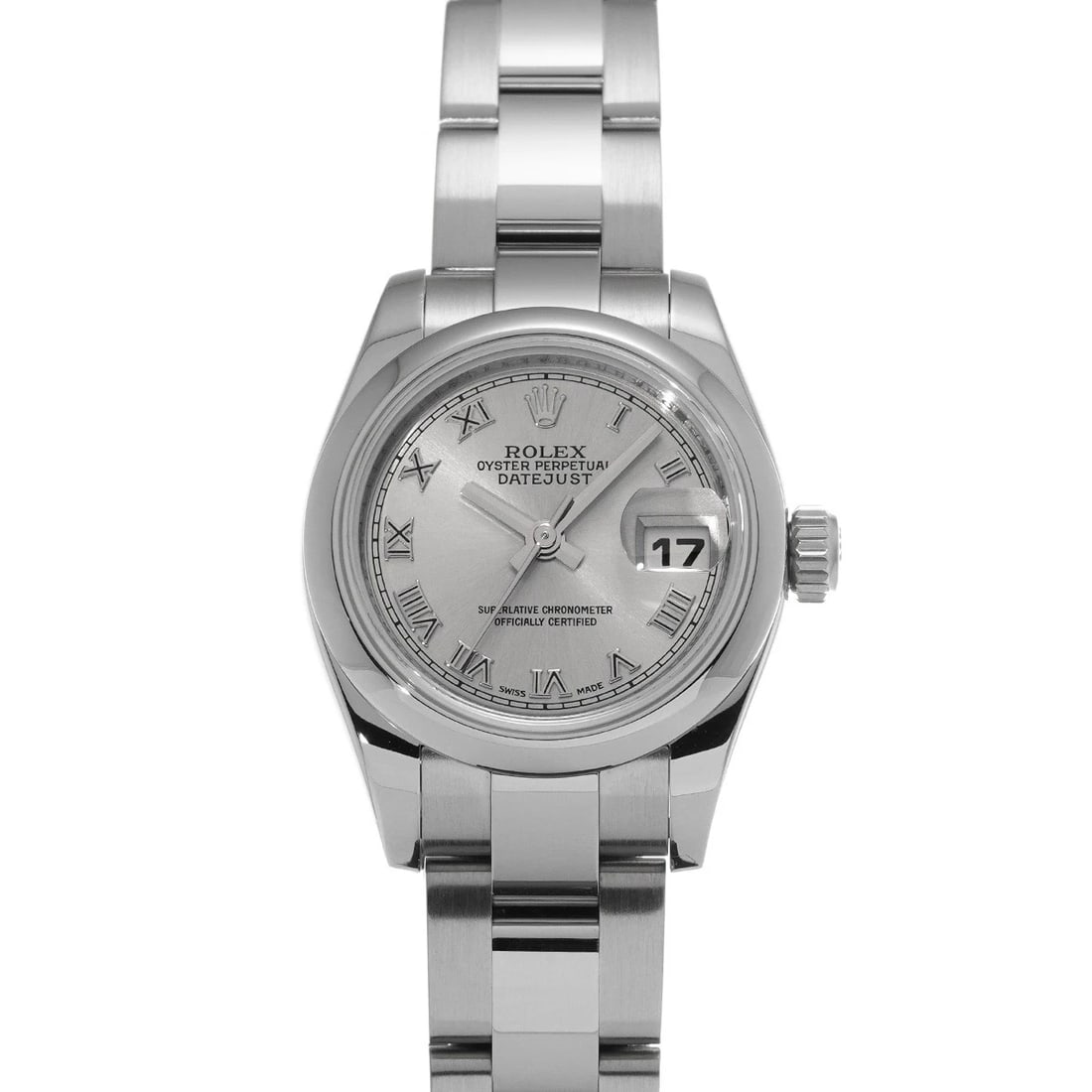 ROLEX DATEJUST SILVER WATCH: ROLEX Datejust Silver WATCH Brand: ROLEX Type: Wristwatch Material: Band Material Stainless steel, Case Material Stainless steel Color: Dial Color Silver Size: Case H/about 26mm W/about 26mm D/abo