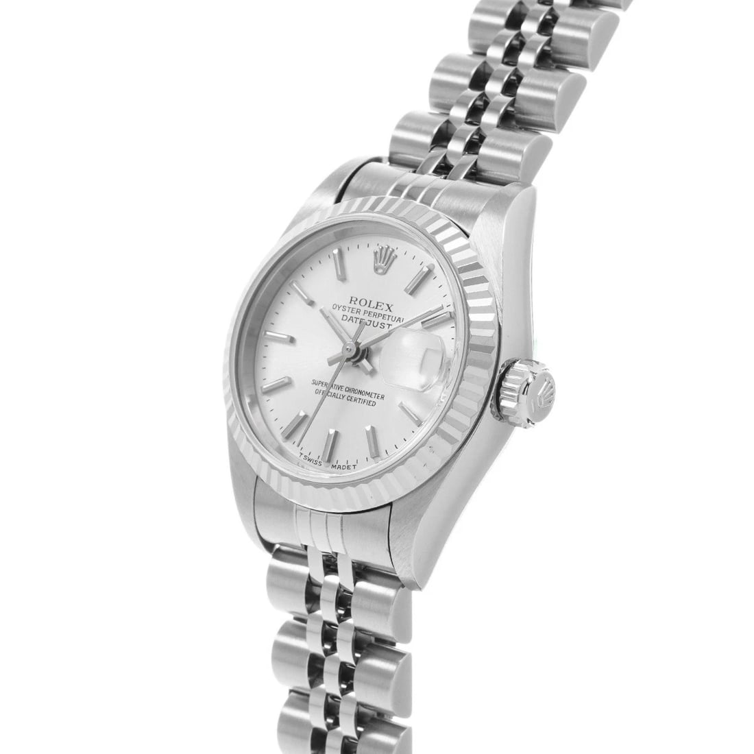 ROLEX DATEJUST SILVER WATCH - 2