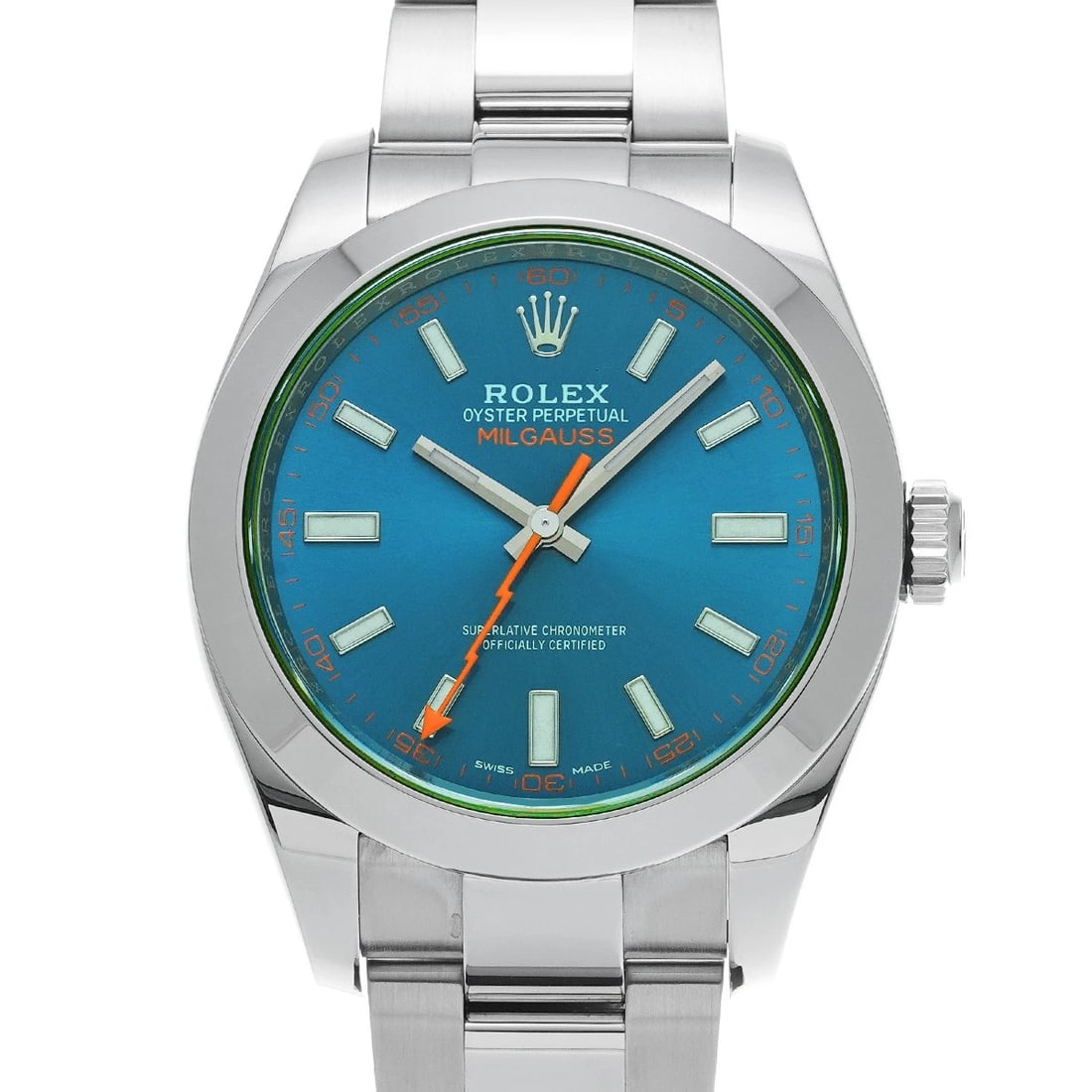 ROLEX MILGAUSS Z BLUE WATCH (1 of 5)
