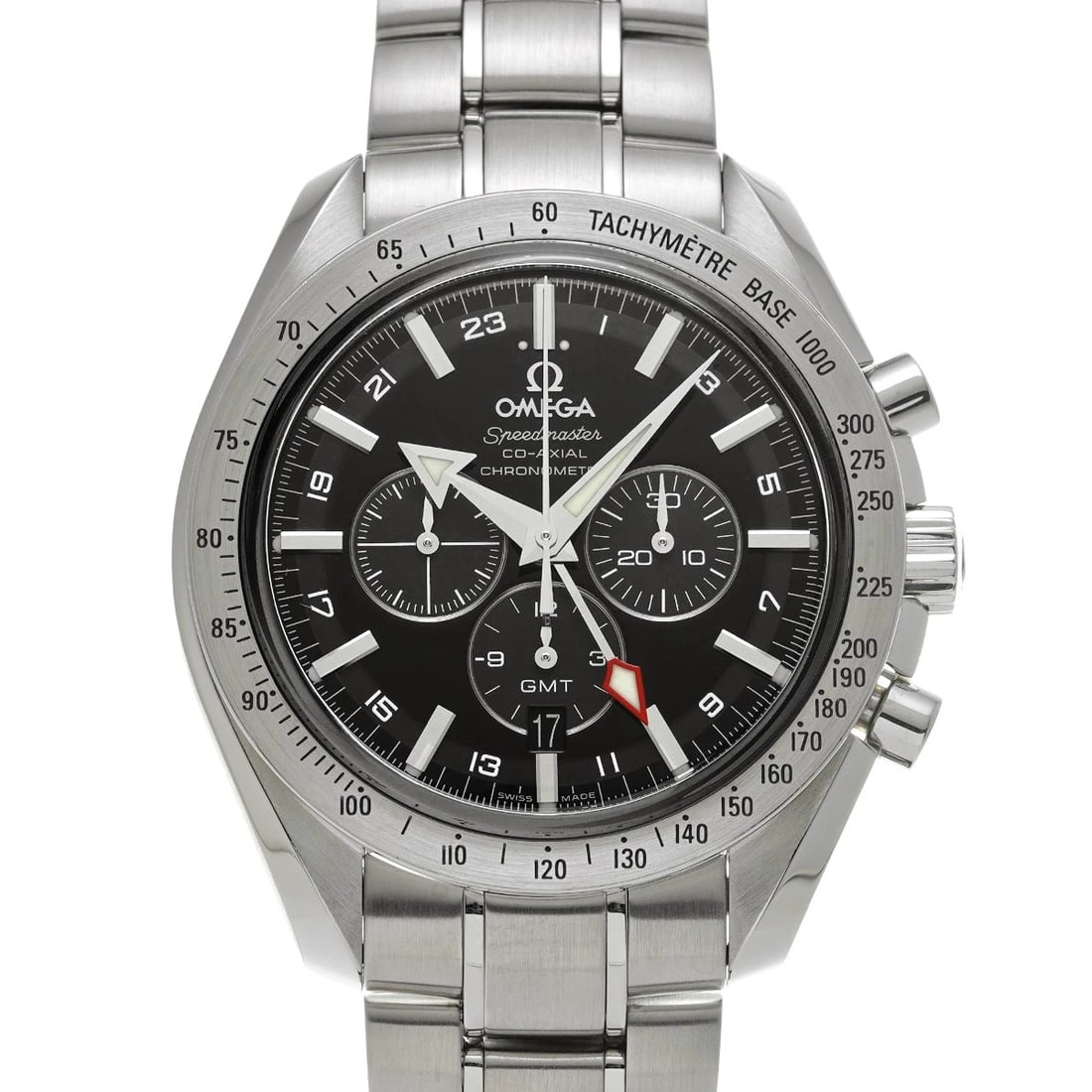OMEGA SPEEDMASTER BROAD ARROW BLACK WATCH: OMEGA Speedmaster Broad Arrow black WATCH Brand: OMEGA Type: Wristwatch Material: Band Material Stainless steel, Case Material Stainless steel Color: Dial Color black Size: Case H/about